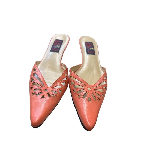 Carlos Falchi Shoes - Carlos Falchi women’s pink kitten heels shoes size 8.5 B SKU 3826